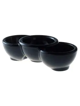 Schaal - 3-vaks - 12 stuks - H 4 x 13.5 x 6.5 CM - Melamine - Truyts - Melamine - 523704