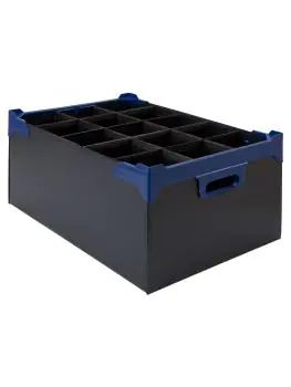 Glaswarendoos - 15 glazen - 5 Stuks - 50 x 34.5 x 20 CM - Bar Professional - GWBX015