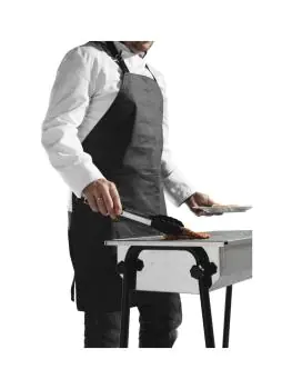 Barbecue Schort - zwart - 81 X 66 CM - Hendi - 556696