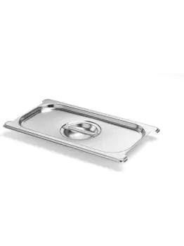 Gastronormdeksel - 1/3 GN - RVS - Uitsparing handgrepen - Budget Line - Hendi - 817841