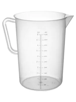 Maatbeker - 5 liter - Plastic - Hendi - 567500