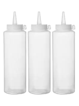 Dispenser Flacon - Transparant - 0.35L - Set van 3 - Hendi - 557853