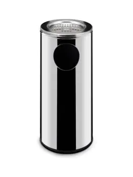 Afvalbak met asbak - 33 Liter - Hendi - 691397