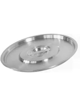 Deksel voor emmer met versterkte voet - RVS - H 2.5 X 32.5 X 32.5 CM - Hendi - 516737