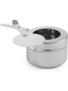 Houder voor blikje brandpasta - 2 stuks - RVS - H 6 X 9 CM - Hendi - 470527