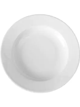 Bord diep - 12 stuks - Porselein - 22 CM - Hendi - 794395