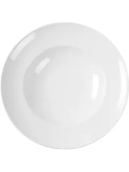 Pastabord - 6 stuks - Porselein - 26 CM - Hendi - 799406