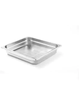 Gastronormbak - 2/3 GN - 5.5 Liter - Geperforeerd - H 6.6 x 35.5 x 32.4 CM - Hendi - 802335
