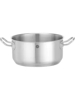 Kookpan - Laag - Zonder Deksel - 2.9 Liter - H 10 x Ø 20 CM - Hendi - 837658