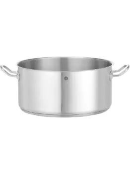 Kookpan - Laag - Zonder Deksel - 12 Liter - H 15.4 x Ø 32 CM - Hendi - 837689
