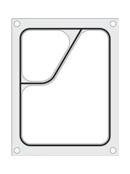 Traysealer - Matrix - Tweedelige Colt Container 22.7 x 17.8 CM - Hendi - 805640