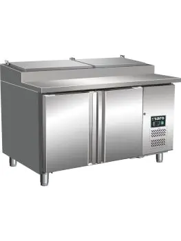 Voorbereidingstafel - Ventilator - Digitale Temperatuurregeling - RVS - 396 Liter - 230V - H 104.2 x B 136 x D 70 CM - Saro - 323-3235