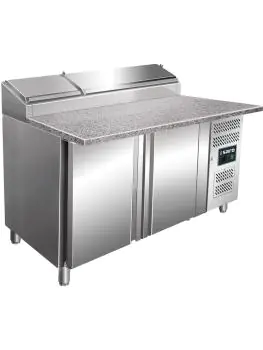 Voorbereidingstafel - Digitale Temperatuurregeling - RVS - 496 Liter - 230V - H 89 x B 150.5 x D 85 CM - Saro - 323-1115