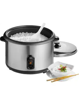 Rijstkoker - Elektrisch - RVS - 9,9 Liter - 230V - H 30 x B 42 x D 42 CM - Saro - 282-3080