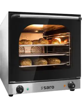 Hetelucht oven - RVS - 230V - H 58 x B 59.5 x D 60 CM - Saro - 429-4000
