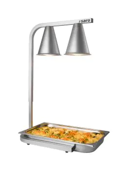 Warmhoudlamp - Aluminium - 230V - H 59.5 x B 35 x D 42.5 CM - Saro - 317-2040