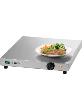 Warmhoudplaat - RVS - 230V - H 7 x B 50 x D 50 CM - Saro - 172-3072
