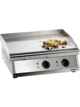 Grillplaat - Elektrisch - RVS - 400V - H 24.5 x B 60 x D 50 CM - Saro - 172-3030