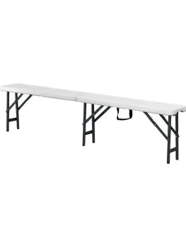 Party Bank - Gepoedercoat Staal - H 44 x B 183 x D 30 CM - Saro - 335-1020