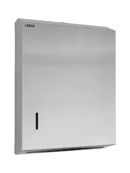 Papier Dispenser - RVS - H 28 x B 28 x D 10.2 CM - Saro - 298-1025