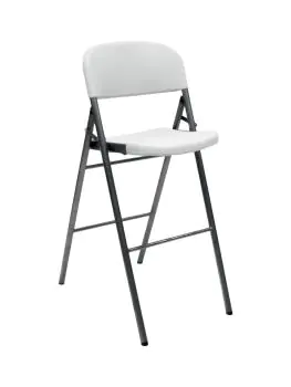 Barkruk - Gepoedercoat Staal - H 109 x B 47.5 x D 68 CM - Saro - 335-1027