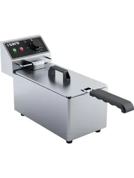Friteuse - RVS - 4 Liter - 230V - H 28 x B 18.3 x D 41.9 CM - Saro - 443-6000
