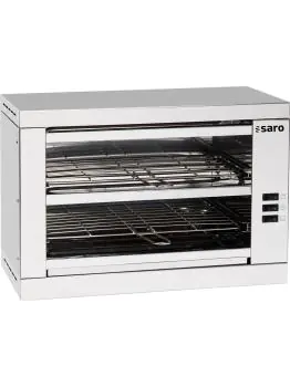 Broodrooster - RVS - 230V - H 36.5 x B 53.5 x D 27 CM - Saro - 458-1020