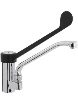 Kraan - 2-Gats - Wandgemonteerd - Zwenkende Hendel - Saro - 457-1120