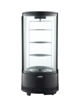 Taartvitrine - Digitale Temperatuurregeling - RVS - 76 Liter - 220-240V - H 106 x B 50.4 x D 50.4 CM - Saro - 330-3280
