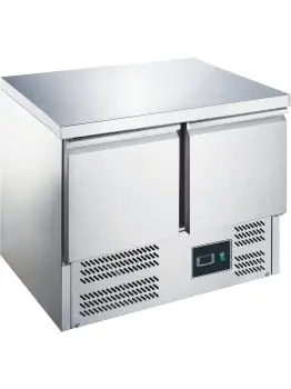 Koelwerkbank - Digitale Temperatuurregeling - RVS - 198 Liter - 230V - H 87.6 x B 90.3 x D 70 CM - Saro - 465-1010