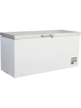Diepvrieskist - Digitale Temperatuurregeling - RVS - 462 Liter - 220V - H 88.5 x B 183.5 x D 73 CM - Saro - 323-4605