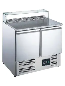 Pizza Snijplank - Digitale Temperatuurregeling - RVS - 198 Liter - 230V - H 86.1 x B 90 x D 70 CM - Saro - 465-1060