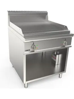Bakplaat - Elektrisch - RVS - 400V - H 85 x B 80 x D 90 CM - Saro - 423-8740