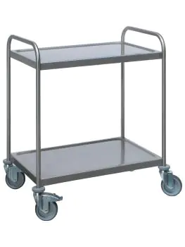 Serveerwagen - RVS - H 97 x B 87 x D 57.5 CM - Saro - 487-2000