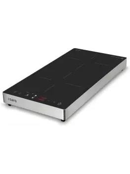 Kookplaat - Inductie - RVS - 220-240V - H 6.4 x B 29.9 x D 58.1 CM - Saro - 360-1040