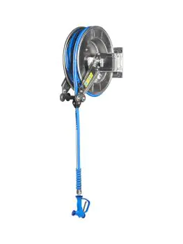 Slanghaspel - Slang 10 m - Pistool - RVS - H 44.7 x B 19.2 x D 48 CM - Saro - 457-2000