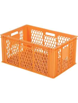 Bakkerijboxen - Oranje - H 19.8 x B 60 x D 40 CM - Saro - 174-3525