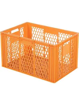 Bakkerijboxen - Oranje - H 34.9 x B 60 x D 40 CM - Saro - 174-3545