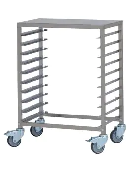 Bakkerijwagen - RVS - H 90 x B 66.3 x D 41.5 CM - Saro - 487-1095