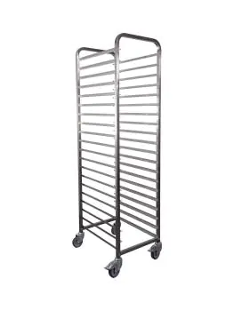 Koelwagen - RVS - H 185 x B 49.5 x D 64.6 CM - Saro - 487-1010