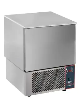 Schockvriezer - 7x 1/1 GN - Digitale Temperatuurregeling - RVS - 190 Liter - 230V - H 131 x B 75 x D 75 CM - Saro - 455-1507
