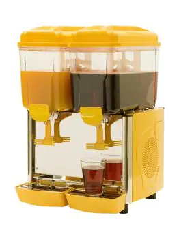 Koude Dranken Dispenser - RVS - 2x12 Liter - 230V - H 64 x B 43 x D 43 CM - Saro - 398-1014