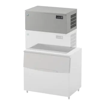 Ijsblokjesmachine - Watergekoeld - 209KG / 24H - Ijsblokjes Maat XS - Stapelbaar - RVS - Hoshizaki