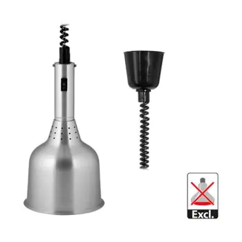 Warmhoudkap - H 40 CM - 0.79 KG - Ø18 CM - 220 - 240 V - Aluminium - 093021