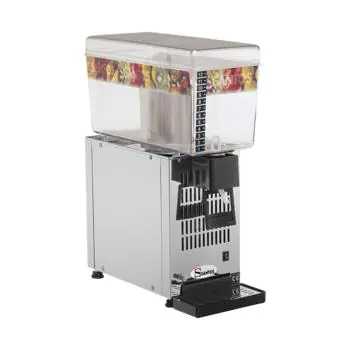 Drankendispenser - H 54.5 x 19 x 43 CM - 16 KG - 220 - 240 V - 160 W - Statische - R134A - Polycarbonaat - Grijs - 12 Liter - +4°C / +12°C - Santos - 408071