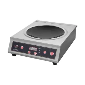 Kooktoestel - H 12.7 x 34 x 44.5 CM - 6.5 KG - Ø29 CM - 220 - 240 V - 3100 W - RVS - +60°C / +240°C - Inductie - Caterchef -