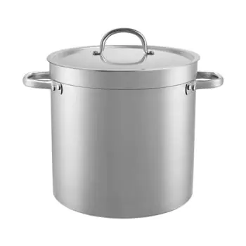 Kookpan Hoog - H 24 CM - 1.6 KG - Ø24 CM - Aluminium - 10 Liter - Standaard - Pujadas - 720605