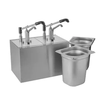 Sausbar - H 36 x 36 x 21 CM - 7 KG - RVS - 3.1 Liter - Hovicon - 865100