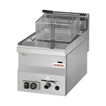 Friteuse - H 28 x 30 x 60 CM - 18.5 KG - Propaangas - 6.8 CM - RVS - 8 Liter - Gas - Modular - 316651