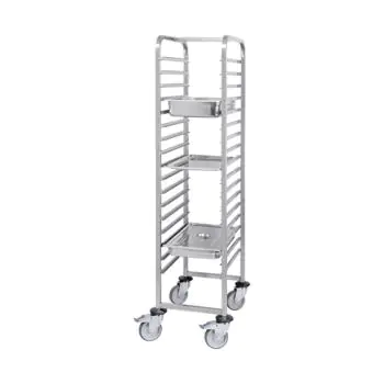 Regaalwagen - H 171 x 46.5 x 63.5 CM - 18.2 KG - RVS - 921060
